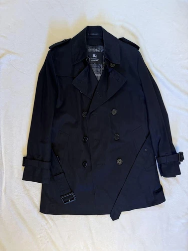 Burberry Black Label Trench Cappotto Uomo #EB ZHA