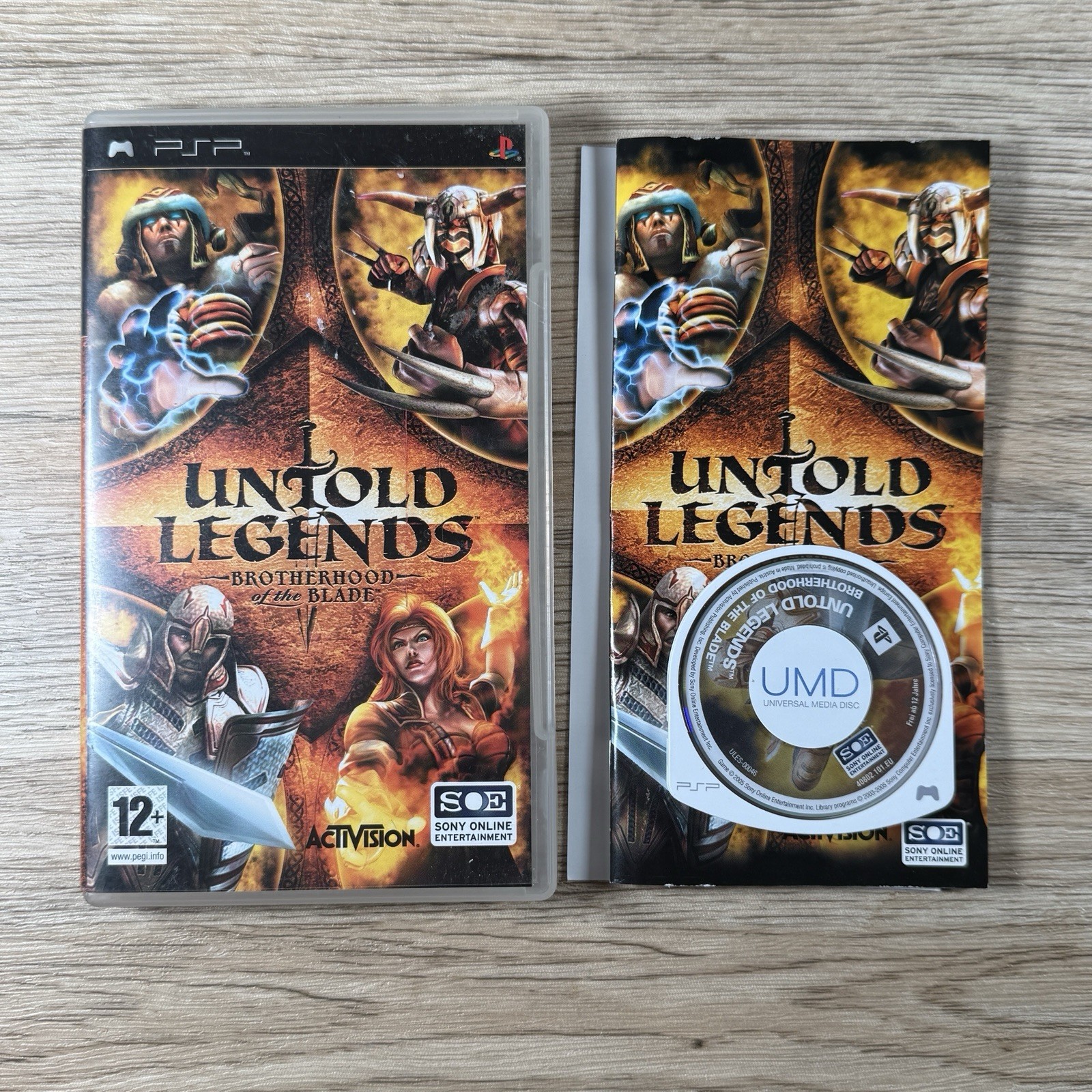 Untold Legends Brotherhood of the Blade PSP PAL UK Complete Used