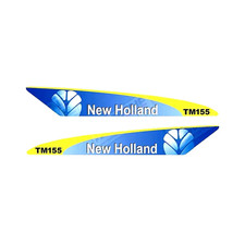 Ersatzhaube Aufkleber Set Für New Holland TM155 Traktor.