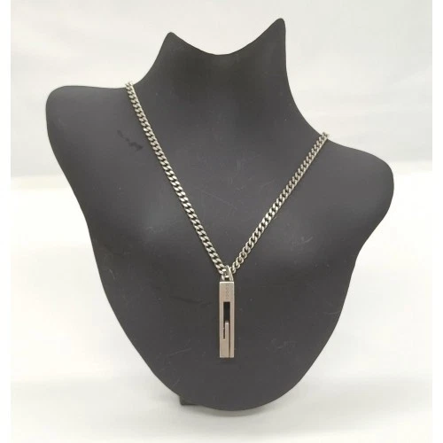 Collana GUCCI motivo G con incisione AG925 Giappone