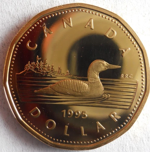 1995 CANADA DOLLAR - AU/UNC PROOF LIKE Coin - Lot #B7