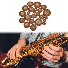 25x Saxohone Leather Pads with Multi Size Alto Sax Pads