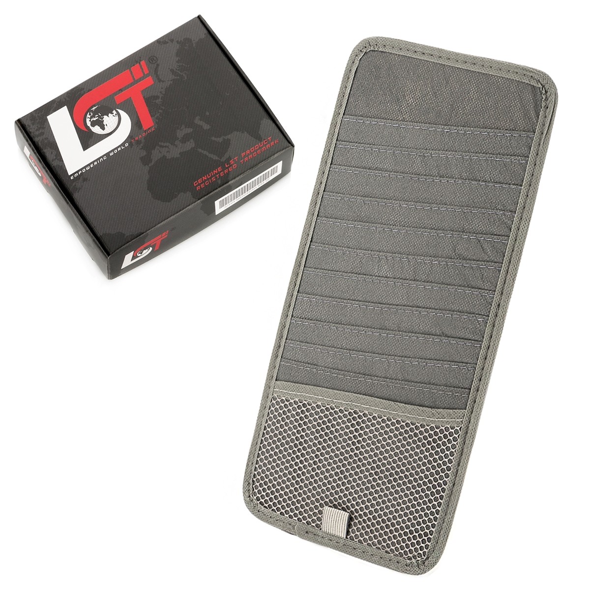 Cd Dvd 12 Sun Visor Bag Organizer Holder Gray for HONDA