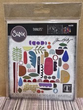 NIP TIM HOLTZ ABSTRACT ELEMENTS Sizzix Thinlits Dies shapes set of 43 666280