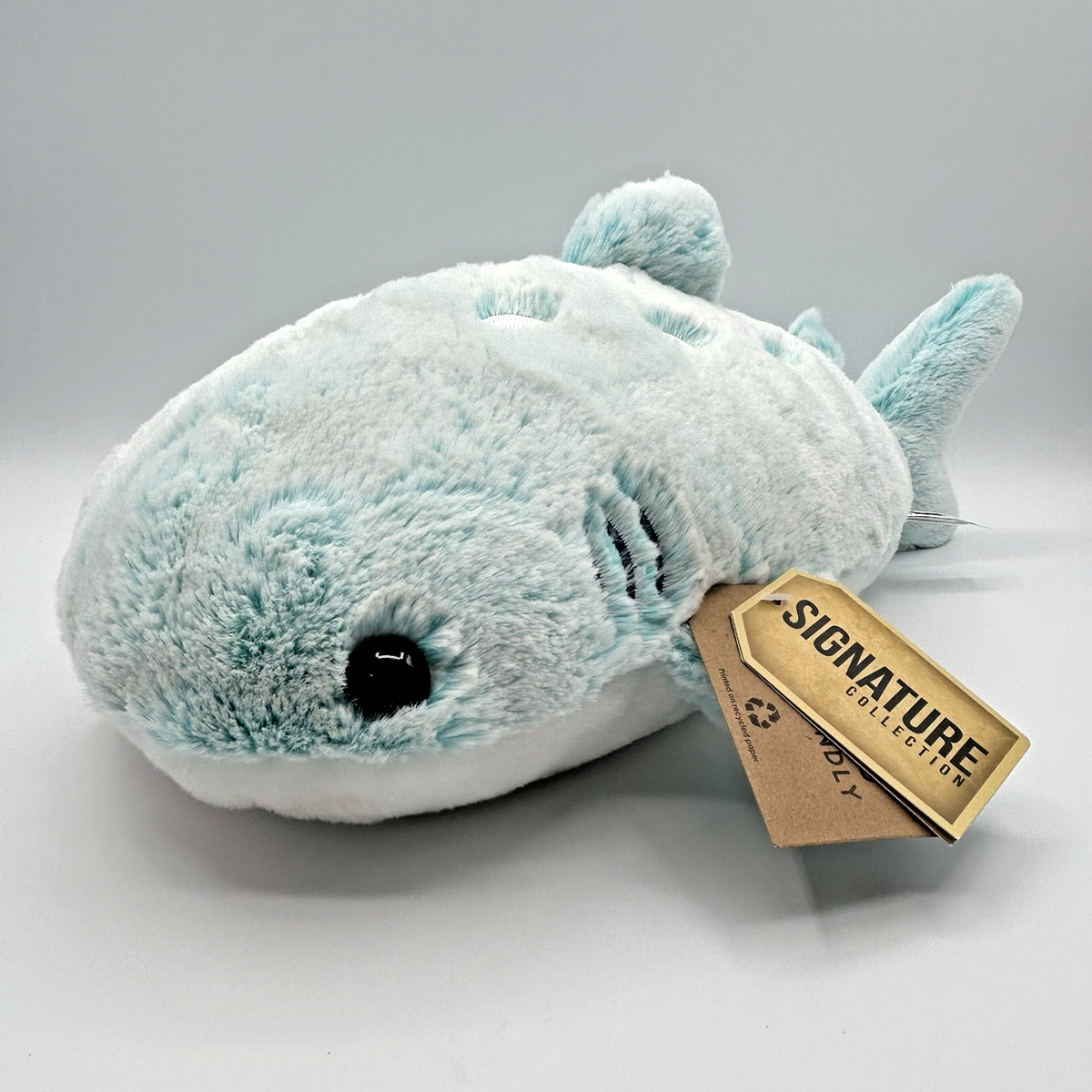 Destination Nation Whale Shark Teal Plush NWT Aurora Signature