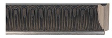 Picture Frame Moulding Wood 100Ft Bundle - Ornate Black Finish - 3.625" Width