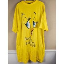 Vintage Warner Bros Studio Store Tweety Bird Sleep Shirt One Size