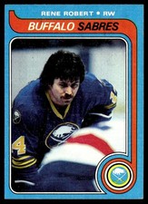 1979-80 Topps Hockey Card Rene Robert Buffalo Sabres #12 NM
