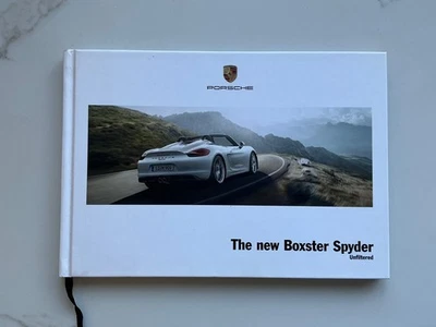 Porsche Boxster Spyder 981 Hardcover Prospekt 2015-2016 - Bild 1 von 4