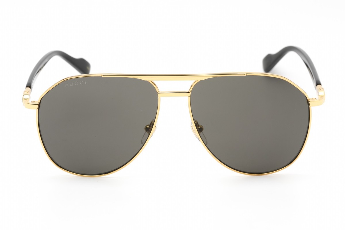 GUCCI GG1220S 001 Sunglasses Gold Frame Grey Lenses 59mm | eBay display picture 2