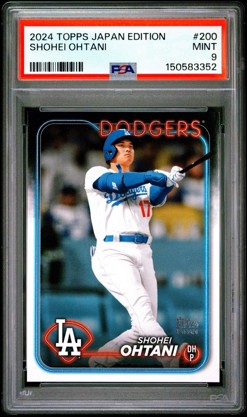 Topps Shohei Ohtani front