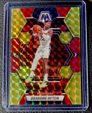 2022-23 Panini Mosaic - Choice Fusion Red Yellow Prizm #152 Deandre Ayton /88