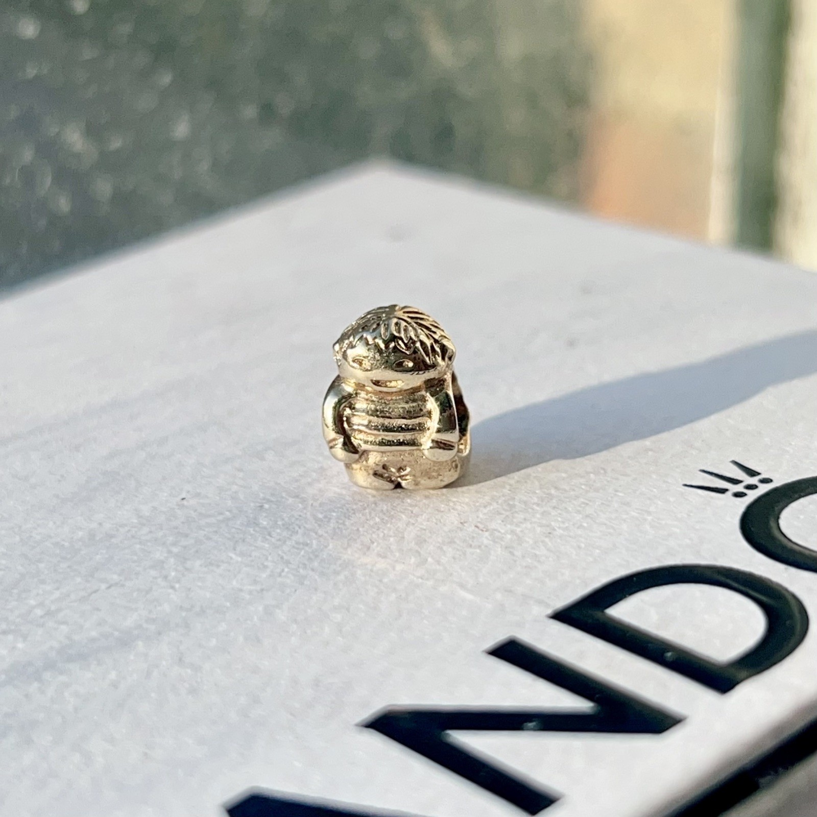 Authentic genuine retired Pandora solid 14k gold … - image 1