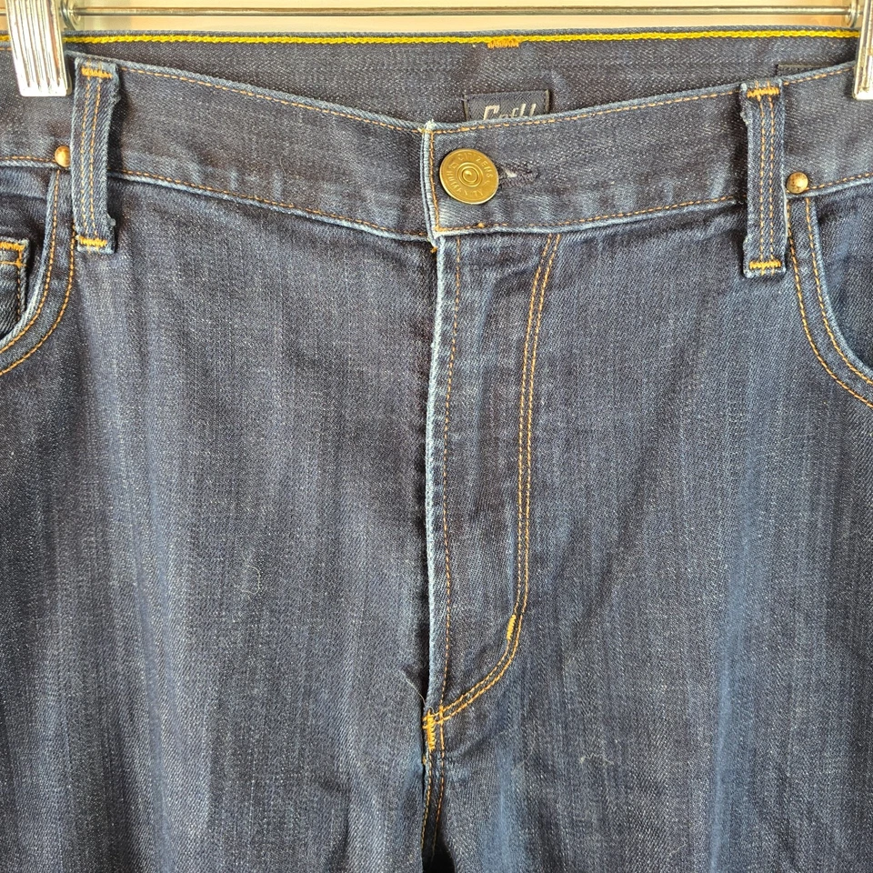 Citizens Of Humanity Jeans Mens 39x27 Blue Denim Dark Wash Sid Straight USA Made - Image 3 of 4