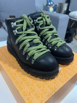 Naked Wolfe Arctic Black Leather Hiking Boots 9/42