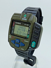 Vintage NOS 1994 CASIO JG-100C LCD Infra Proiettore Gioco e Comunicatore Solo Orologio