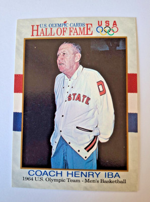 Impel US Olympic Hall Of Fame - Coach Henry Iba #61 - Trading Card