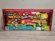 Image of Duck Quack Shoot Nintendo Switch Joy-Con Blaster Gun Kit + Game Code MAXX TECH