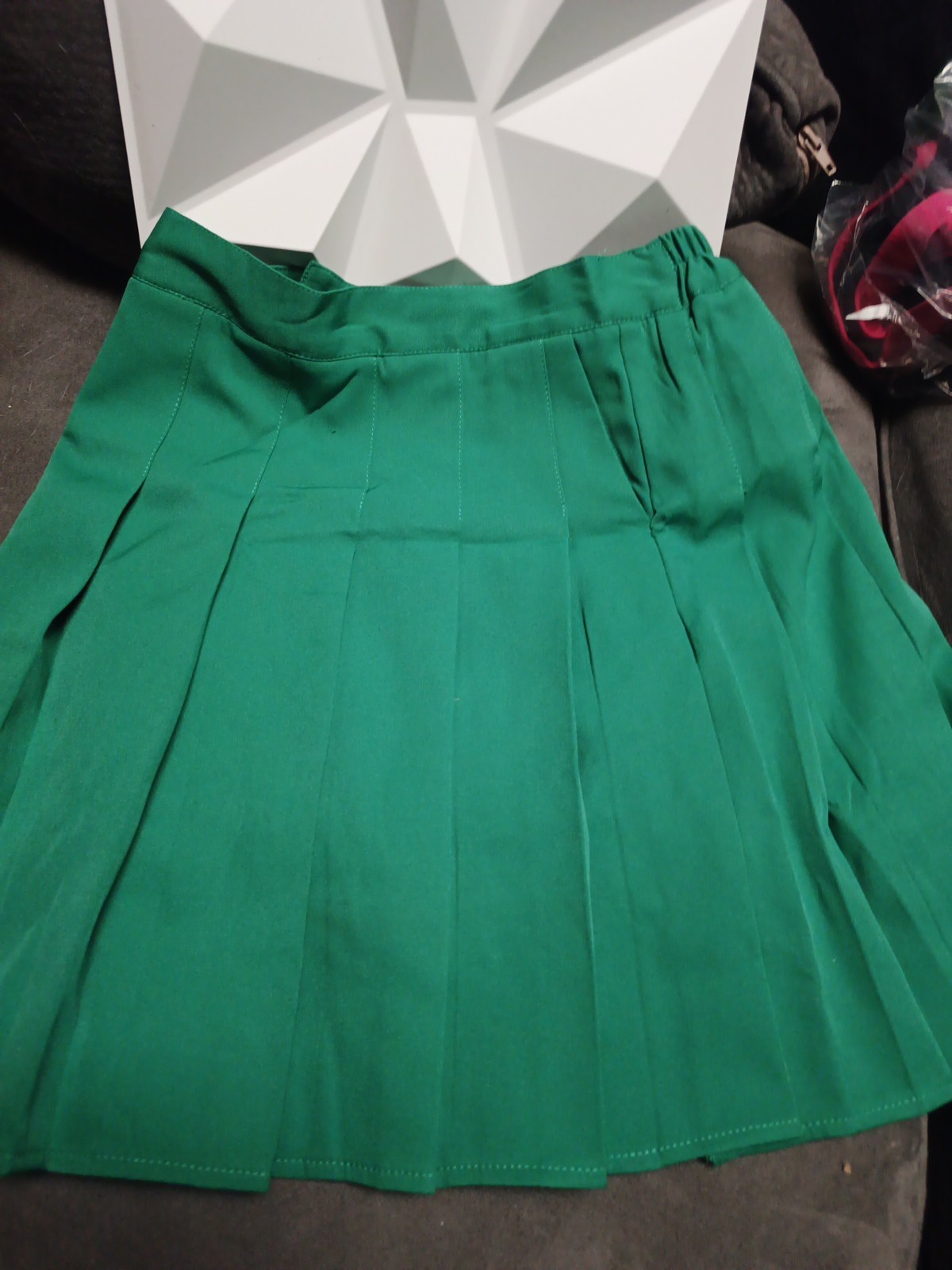 Streambytes LLC made In China Green Pleated Skirt Sz 5-6