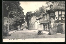 Hann.-Münden, Ansichtskarte, Ober-Tor 1913 