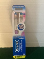 2 Pack Oral-B Care Compact Extra Soft Compact Pink/Purple