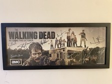 Walking Dead Season 2 Signed Poster SDCC Autographed Cast. RARE Limited