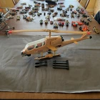 2000 HASBRO GI JOE LOCUST DRAGONFLY XH-1 COPTER VEHICLE 100% COMPLETE NM+