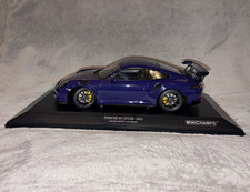 Minichamps 1:18 Porsche 911 GT3 RS 2015 Ultraviolet 1 of 1002 w/ Box