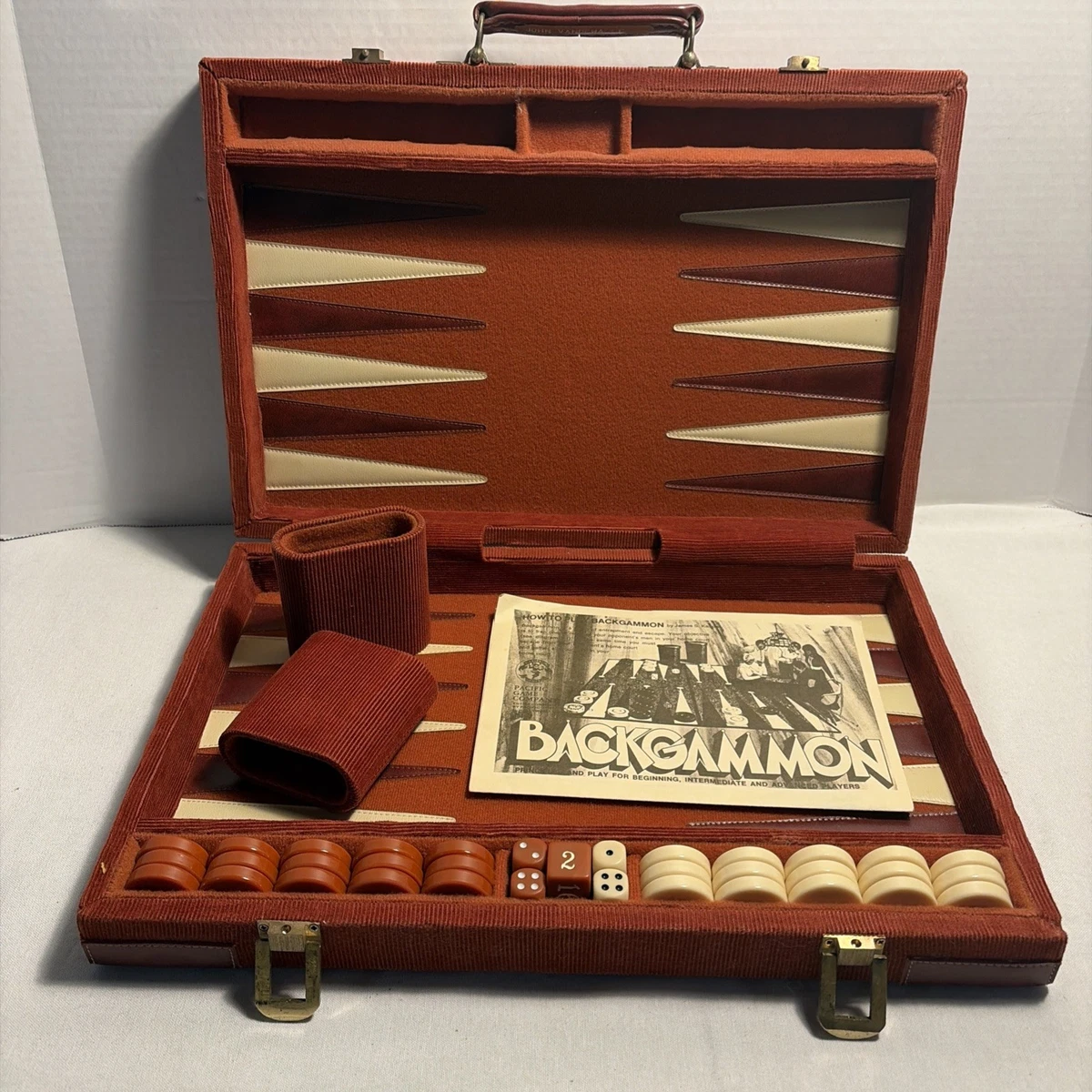 25+ Backgammon Travel Vintage Manufacture Board & Traditional