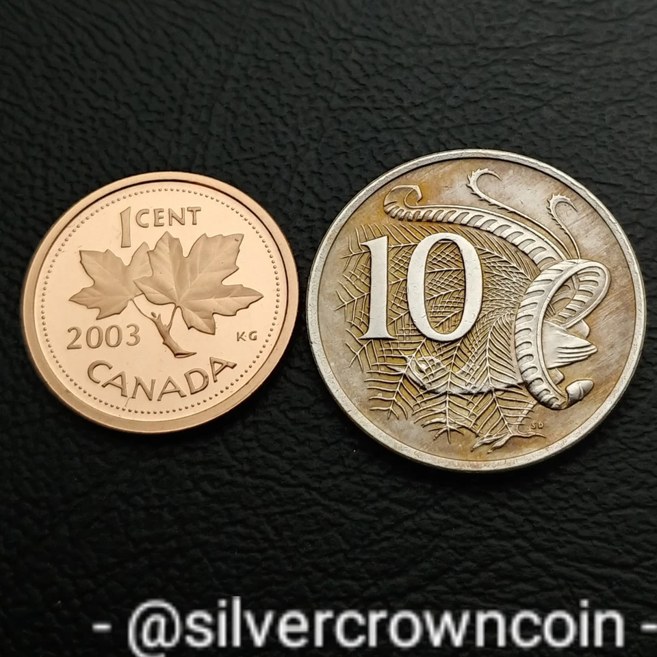 Australia 🇦🇺 10 Cents 1969. KM#65. Ten Pence coin. Lyrebird. Bird. Elizabeth. - Image 3 of 4