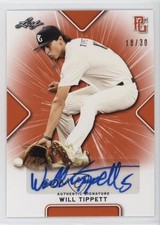 2021 Leaf Perfect Game National Showcase Orange 18/30 Will Tippett Auto 13j1
