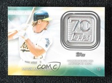2021 Update Topps 70th Anniversary Manufactured Logo Mark McGwire Patch 1z6