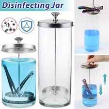Disinfectant Glass Jar Sterilizer Hair Salons Barber Shops Barbicide Style