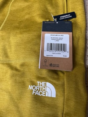 The North Face Mens Joggers Canyonlands Pants Sz L Mineral Gold New