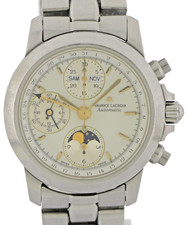 Maurice Lacroix Herren Triple Date Mondphase Chronograph wohl Ref. 02736 Ø 38mm