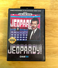 GameTek Jeopardy! Sega Genesis NTSC-U/C Complete w/ Manual, 1992 E