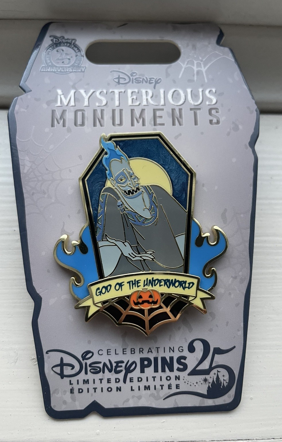 2025 Disney Park Mysterious Monuments Hades God of the Underworld LE Pin 