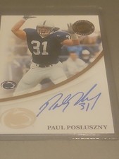 paul posluszny signed card autographed college rookie rc 1st penn state lions 1. rookie card picture