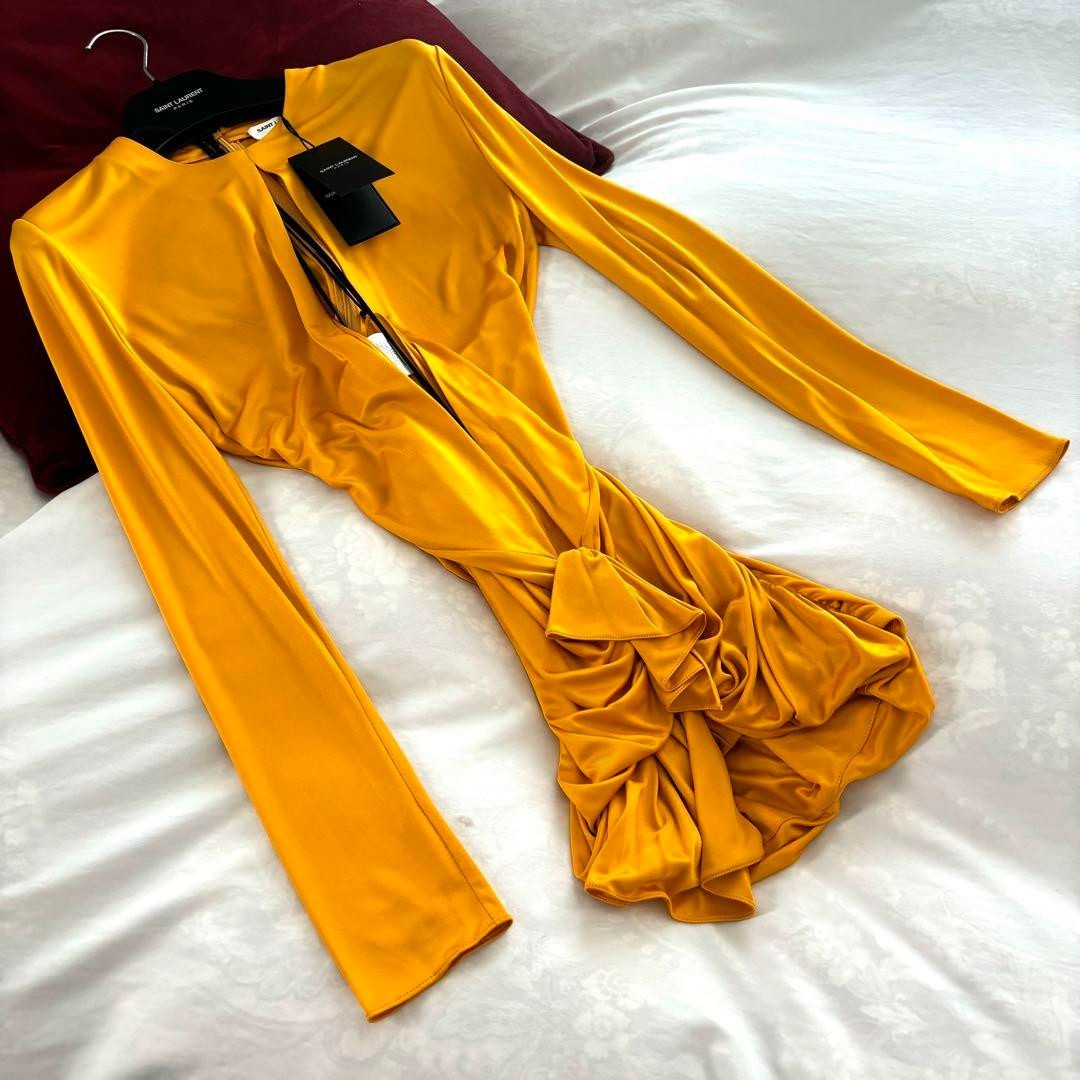 2022.Abito Pre Saint Laurent con etichetta appendiabiti XS(SS) Taglia Nuovo