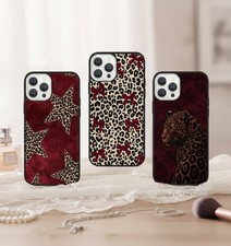 Red Animal Phone Case Cover for iPhone 17 16 15 14 13 12 11 XR Samsung S20 S25U