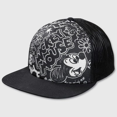 Neff Forever Fun Disney Trucker Hat / Cap NWT Adult Snapback Mickey Mouse