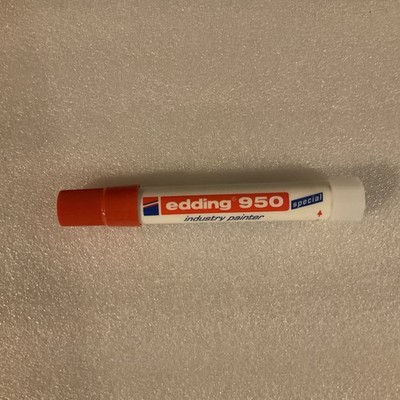 Edding 950 roter Industriemaler, wie Sakura fester Lackstift oder mittlerer Streifen