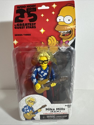 #ad #ad NECA The Simpsons Greatest Guest Stars REM Mike Mills Action Figure 5quot; Series 3 $99.99
