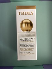 Truly Vanilla Baby Luxury Body Oil 1.7 fl oz Bakuchiol, Vegan