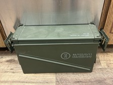 Vtg Green Steel USGI 40MM Ammo Can/Box Military Supply Surplus Container