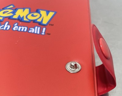 Vintage 1999 Red Pikachu Pokemon Card Holder Sleeve Book | eBay