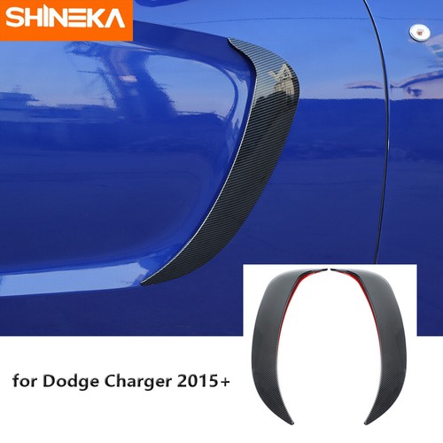 Front Door Side Fender Scoops Fin Vents trim Cover for Charger 15