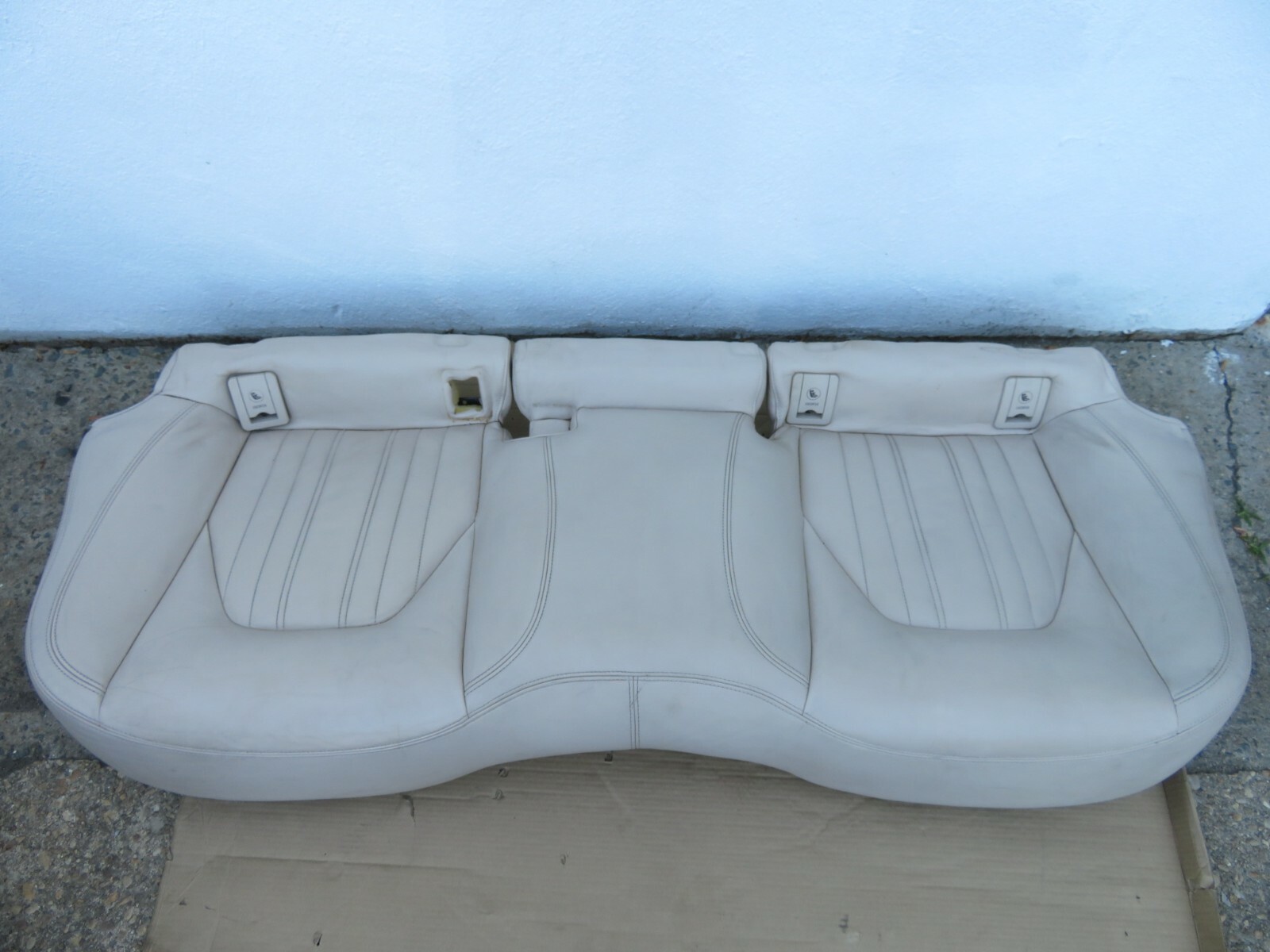 2014-2017 MASERATI GHIBLI S Q4 REAR SECOND ROW LOWER SEAT BOTTOM LEATHER OEM
