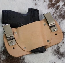 S&W M&P Shield 9mm/.40/.45 Inside the Waistband IWB Leather Holster Made in USA