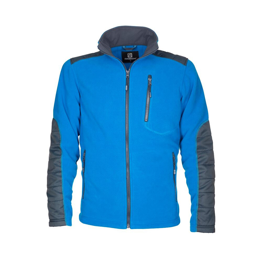 New Mens Fleece Jacket Work Wear Full Zip Up Pocket Outdoor Warm Polar